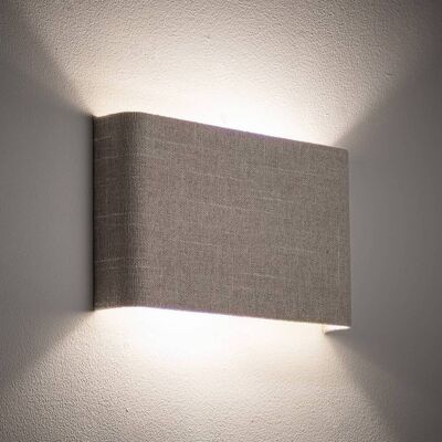 Wandlampe Santana B Nowodvorski Lighting, dimmbar, creme / amber, für Wohn- / Esszimmer, Textil / Stoff / Seide, Modern, Wandleuchte, Wandlampe Innen Wandlampe Santana B Nowodvorski Lighting, dimmbar, creme / amber, für Wohn- / Esszimmer, Textil / Stoff / Seide, Modern, Wandleuchte, Wandlampe Innen