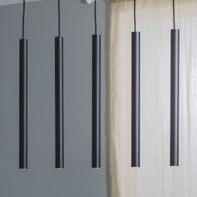 Hängelampe Sone Euluna, dimmbar, schwarz, für Wohn- / Esszimmer, Metall, Pendelleuchte Hängelampe Sone Euluna, dimmbar, schwarz, für Wohn- / Esszimmer, Metall, Pendelleuchte