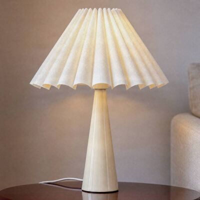 Tischlampe Lotte Lindby, weiß / opal, für Wohn- / Esszimmer, Textil / Stoff / Seide, Modern, Tischlampe Tischlampe Lotte Lindby, weiß / opal, für Wohn- / Esszimmer, Textil / Stoff / Seide, Modern, Tischlampe