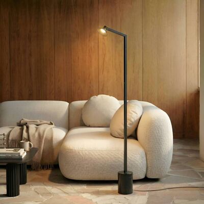LED Stehlampe Steve Lucande, dimmbar, schwarz, für Wohn- / Esszimmer, Metall, Modern, LED Stehlampe LED Stehlampe Steve Lucande, dimmbar, schwarz, für Wohn- / Esszimmer, Metall, Modern, LED Stehlampe