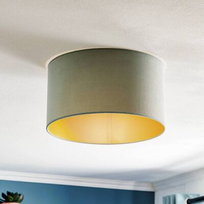 Deckenlampe Golden Roller Duolla, dimmbar, grün, für Wohn- / Esszimmer, Textil / Stoff / Seide, Junges Wohnen, Deckenlampe Deckenlampe Golden Roller Duolla, dimmbar, grün, für Wohn- / Esszimmer, Textil / Stoff / Seide, Junges Wohnen, Deckenlampe