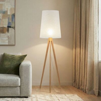 Holz Stehlampe Walz TK Lighting, Holz hell, für Wohn- / Esszimmer, Holz, Modern, Stehlampe Holz Stehlampe Walz TK Lighting, Holz hell, für Wohn- / Esszimmer, Holz, Modern, Stehlampe