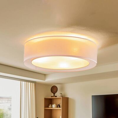 Deckenlampe Tibu Euluna, dimmbar, braun / rost, für Wohn- / Esszimmer, Textil / Stoff / Seide, Modern, Deckenlampe Deckenlampe Tibu Euluna, dimmbar, braun / rost, für Wohn- / Esszimmer, Textil / Stoff / Seide, Modern, Deckenlampe