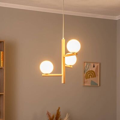 TK Lighting Ester Globe Pendelleuchte Kiefernholz - Deckenleuchte TK Lighting Ester Globe Pendelleuchte Kiefernholz - Deckenleuchte