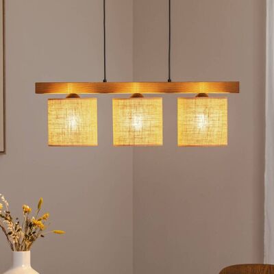 Hängelampe Forest Duolla, dimmbar, braun / rost, für Wohn- / Esszimmer, Holz, Pendelleuchte Hängelampe Forest Duolla, dimmbar, braun / rost, für Wohn- / Esszimmer, Holz, Pendelleuchte