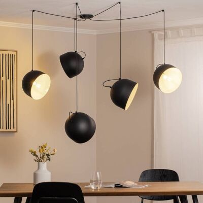 Hängelampe Pepe ALDEX, dimmbar, schwarz, für Wohn- / Esszimmer, Metall, Modern, Pendelleuchte Hängelampe Pepe ALDEX, dimmbar, schwarz, für Wohn- / Esszimmer, Metall, Modern, Pendelleuchte