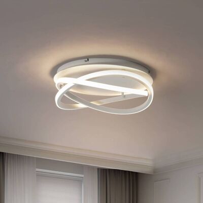Lucande Aldric Weiße Aluminium LED-Deckenleuchte Lucande Aldric Weiße Aluminium LED-Deckenleuchte