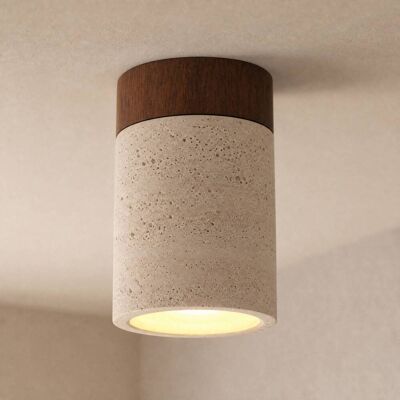 Lucande Deckenleuchte Carlotta, Ø 12 cm, beige, Beton, E27 Carlotta Lucande, dimmbar, creme / amber, für Wohn- / Esszimmer, Beton, Modern Lucande Deckenleuchte Carlotta, Ø 12 cm, beige, Beton, E27 Carlotta Lucande, dimmbar, creme / amber, für Wohn- / Esszimmer, Beton, Modern