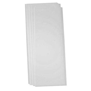 Laternen-Zuschnitte, weiß, 51 x 22 cm, 5 Blatt