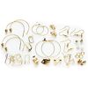 Ohrschmuck-Set, gold