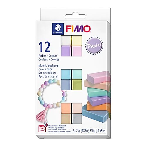 Fimo-Soft "Pastellfarben-Set", 12 Farben