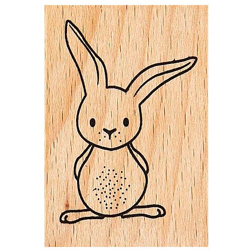 Holzstempel "Hase", 2,7 x 4,1 cm