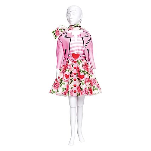 Nähset Puppenkleid "Rosen"