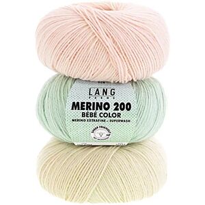 Lang Yarns Wolle Merino 200 Bébé Color 