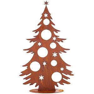 Rost-Tannenbaum aus Metall, 65 cm