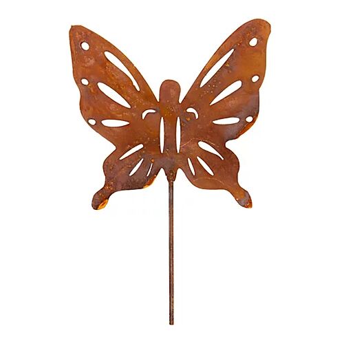 Rost-Schmetterling aus Metall, 15 cm