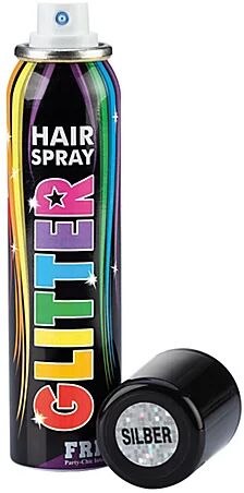 Farbloses Haarspray "Glitter", silber