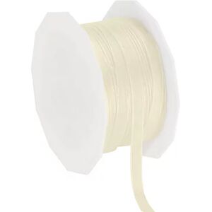 Chiffonband, creme, 6 mm, 50 m