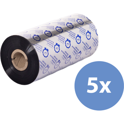 Brother Farbband Thermotransfer Premium-Wachs/Harz Schwarz, 154 mm x 450 m - 5 Stück Brother Farbband Thermotransfer Premium-Wachs/Harz Schwarz, 154 mm x 450 m - 5 Stück