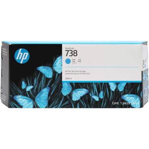 HP Tinte Nr. 738 Cyan, 300 ml