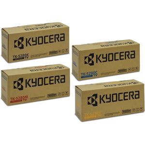 Kyocera Toner-Set TK-5280 Schwarz Cyan Magenta Gelb Toner Ecosys M6235 M6635 P6235 Multipack 4-Pack 4er Tonerset