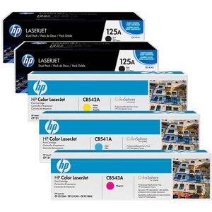 HP Toner-Set High Capacity (Cyan, Magenta, Yellow, Schwarz) für CM1312 CP1215 CP1515