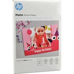 HP Fotopapier matt  7HF70A  10x15cm  25 Blatt  180g beidseitig original
