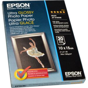 Epson Ultra Glossy Photo Paper  S041926  10x15cm  20 Blatt  300g original