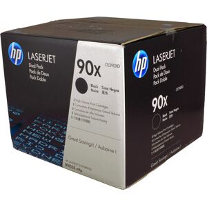 2 HP Toner CE390XD  90X  schwarz original