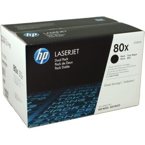 2 HP Toner CF280XD  80X  schwarz original