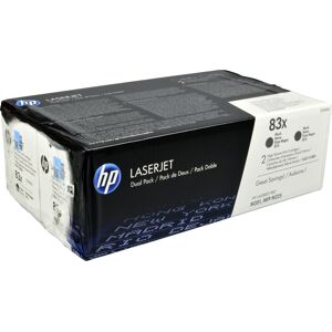 2 HP Toner CF283XD  83X  schwarz original