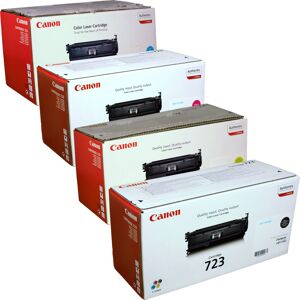 4 Canon Toner 723  Multipack  BK C M Y  4-farbig original