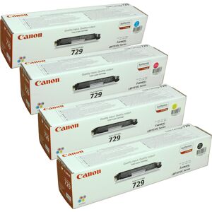 4 Canon Toner 729  Multipack  BK C M Y  4-farbig original