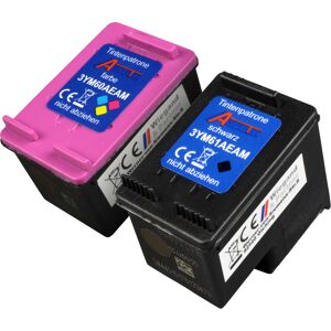 compatible 2 Ampertec Tinten ersetzt HP 305  schwarz + 3-farbig