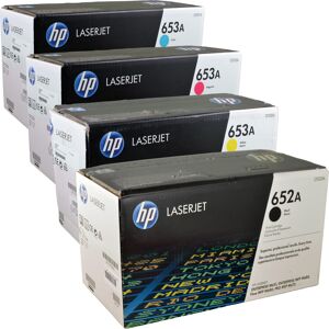 4 HP Toner CF320A-CF323A  652A  653A  Multipack BK C M Y  4-farbig original