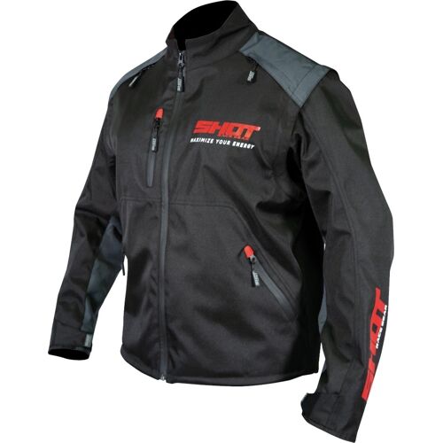 Shot Contact Assault Motocross Jacke – Schwarz Rot – S – unisex