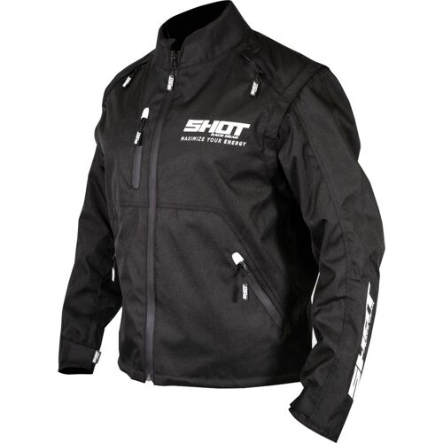 Shot Contact Assault Motocross Jacke – Schwarz Weiss – 2XL – unisex