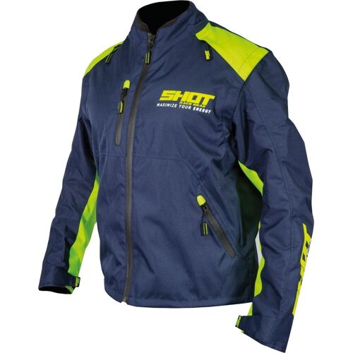 Shot Contact Assault Motocross Jacke – Blau Gelb – L – unisex