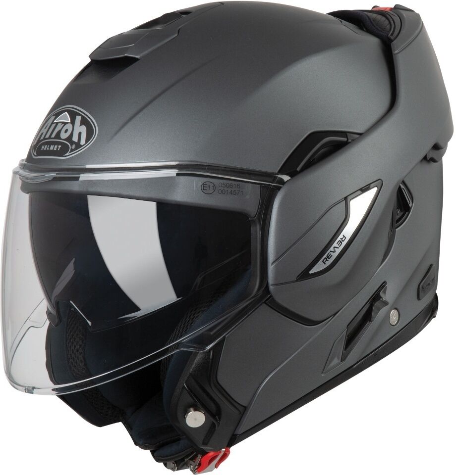 Airoh Rev 19 Color Klapphelm - Schwarz Grau - M - unisex