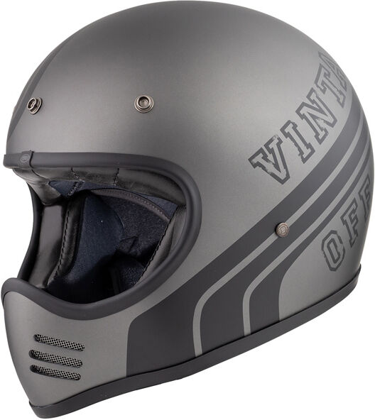 Premier Trophy MX BTR 17 BM Motocross Helm - Schwarz Grau - L - unisex