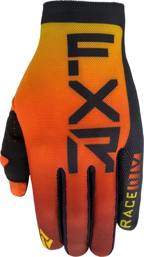 FXR Slip-On Air MX Gear Motocross Handschuhe - Schwarz Orange - 2XL - unisex