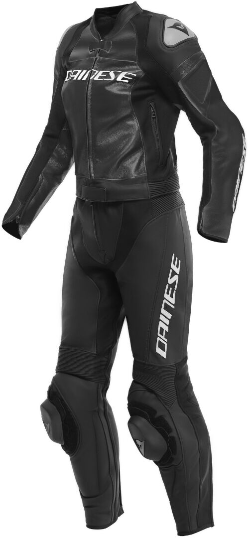 Dainese Mirage 2-Teiler Damen Motorrad Lederkombi - Schwarz Weiss - 46 - female