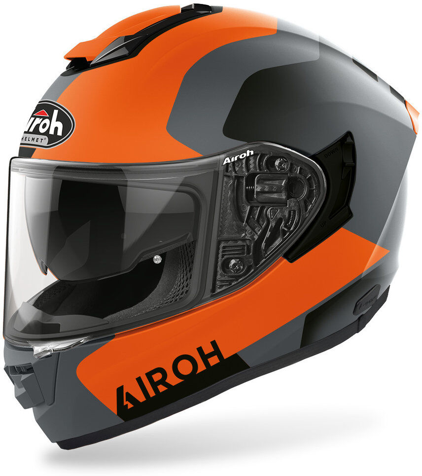 Airoh ST.501 Dock Helm - Schwarz Orange - M - unisex