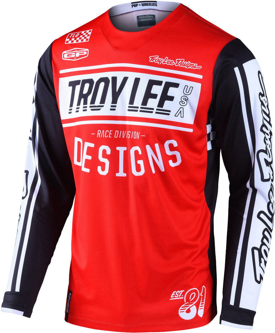 Troy Lee Designs GP Gear Race81 Motocross Jersey - Rot - 2XL - unisex