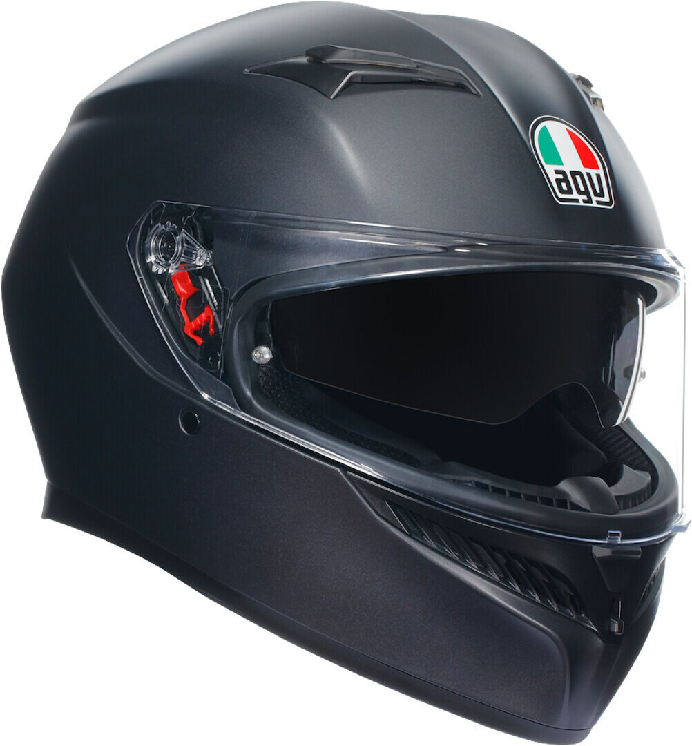 AGV K3 Mono Helm - Schwarz - L - unisex