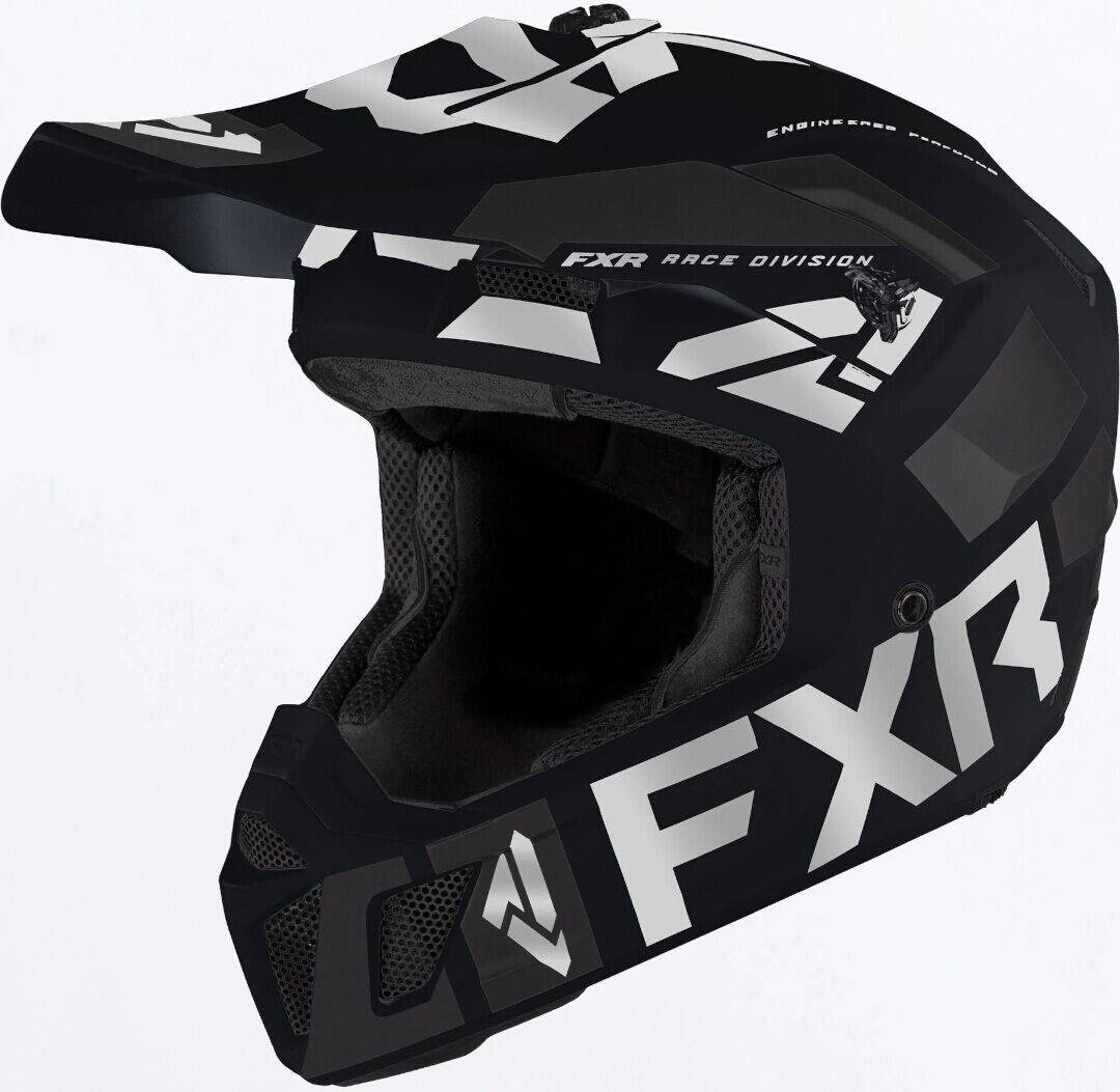 FXR Clutch Evo LE Snowmobil Helm - Schwarz Silber - XS - unisex