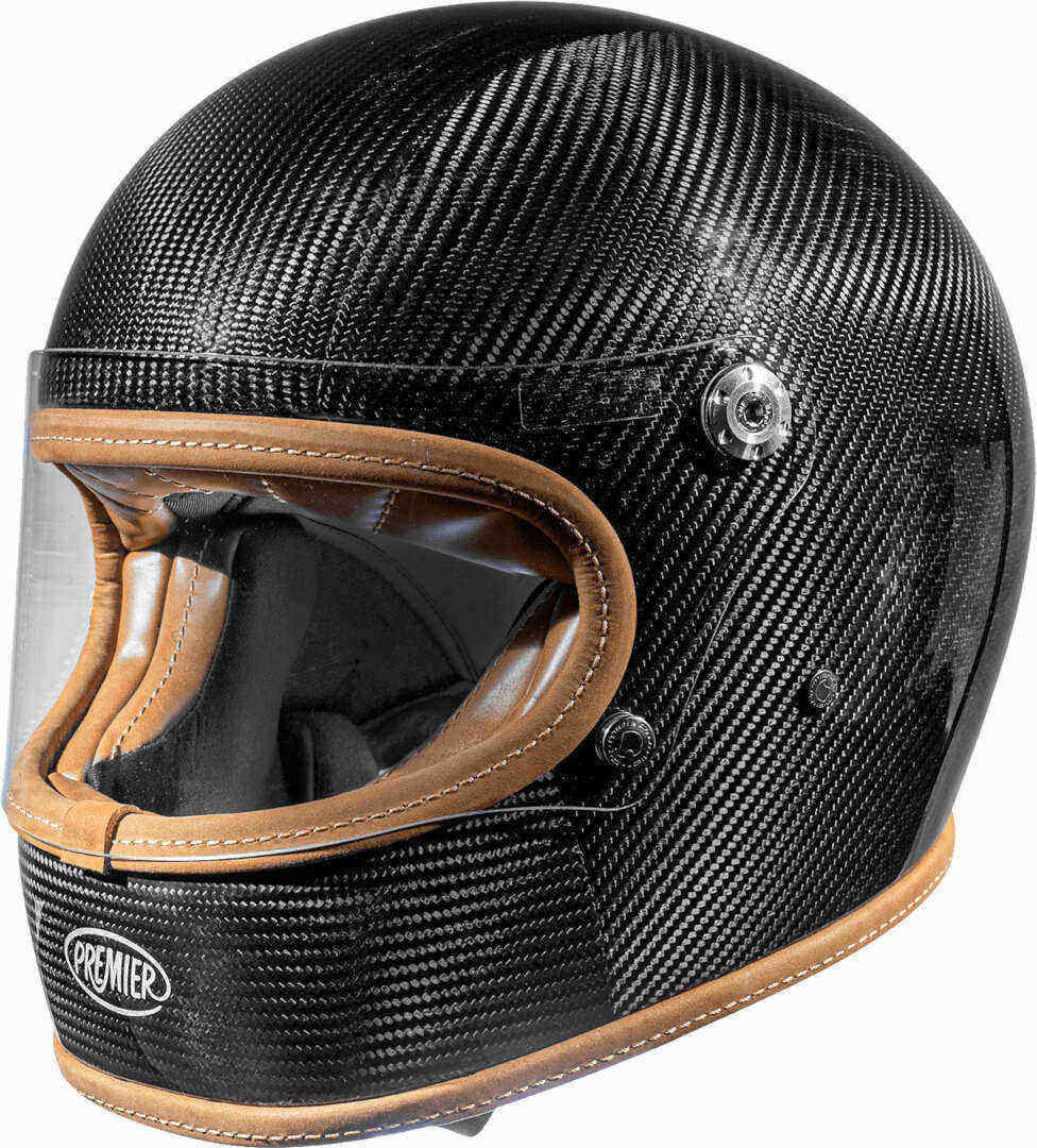 Premier Trophy Platinum ED Carbon Helm - Schwarz Braun - XL - unisex