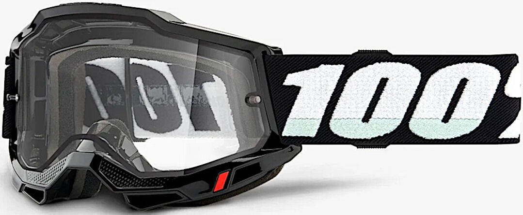 100% Accuri II OTG Essential Motocross Brille - Schwarz Weiss -  - unisex