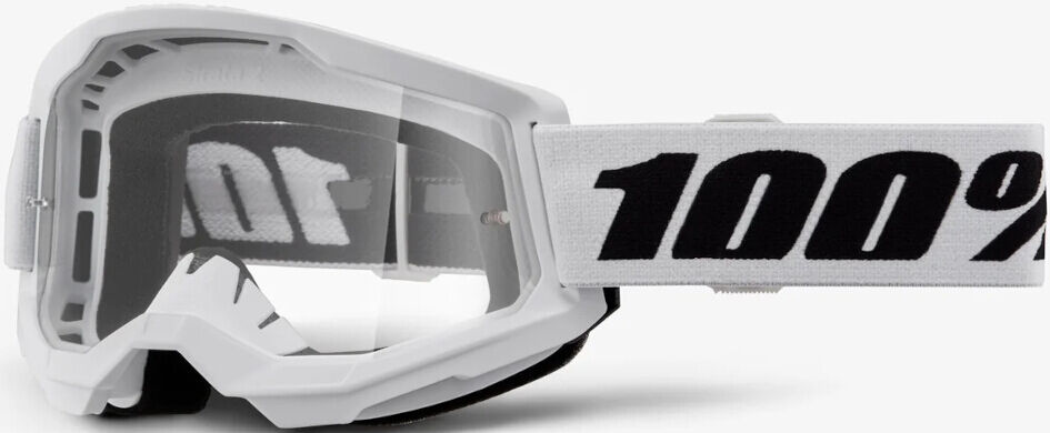 100% Strata 2 Essential Motocross Brille - Schwarz Weiss -  - unisex