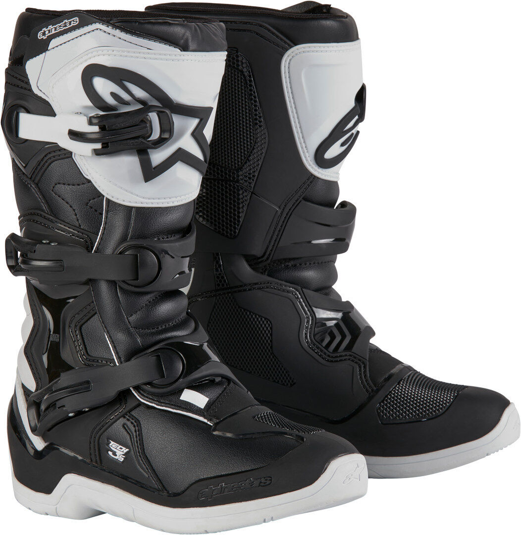 Alpinestars Tech 3S Jugend Motocross Stiefel - Schwarz Weiss - 3 35 - unisex